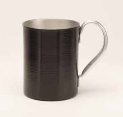 Aluminum Mug, Black. 14oz.