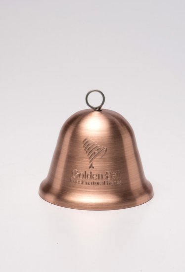Solid Copper Medium Bell. 3" - Click Image to Close