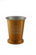 Mint Julep Cup, Orange. 8 oz.