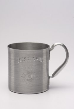 Aluminum Mug, Silver. 16 oz.