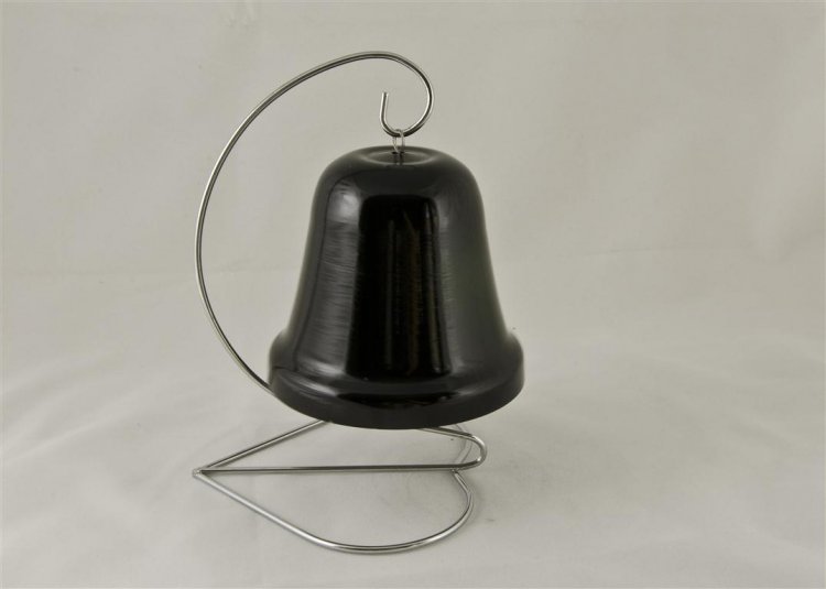 Big Bell, Black. 4". - Click Image to Close