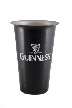 Beer Tumbler, Black. 16 oz.