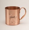 Solid Copper Moscow Mule Mug. 18 oz.