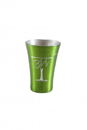 Shot Gun Shot Glass, Lime. 2oz. - Click Image to Close