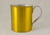 Aluminum Mug, Gold. 16 oz.