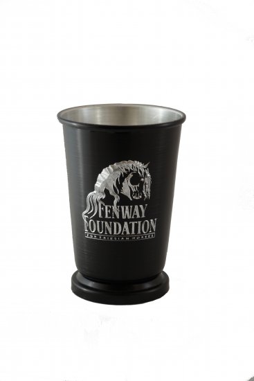 Mint Julep Cup, Black. 12 oz. - Click Image to Close