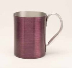 Aluminum Mug, Purple. 12 oz.