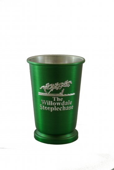 Mint Julep Cup, Green, 12 oz. - Click Image to Close