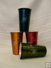 Snowflake engraved Beer Tumblers 16oz.