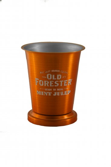 Mint Julep Cup, Orange. 8 oz. - Click Image to Close