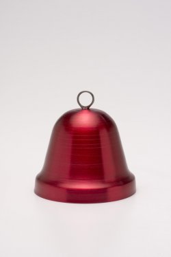 Medium Bell, Red. 3".
