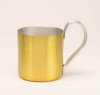 Aluminum Mug, Gold. 10oz.