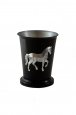 Mint Julep Cup, Black. 8oz.