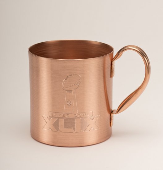 Solid Copper Moscow Mule Mug. 16oz. - Click Image to Close