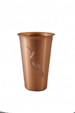 Solid Copper Beer Tumbler. 16 oz.