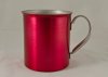 Aluminum Mug, Red. 16 oz.