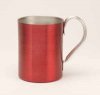 Aluminum Mug, Red. 12 oz.