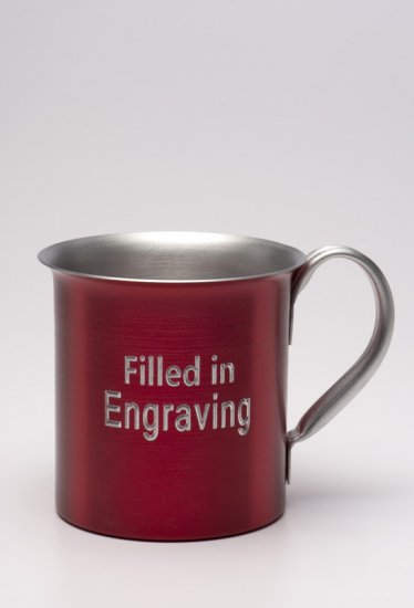 Ice Tea Mug, Red. 18oz. - Click Image to Close