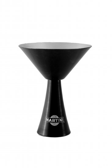 Martini Glass, Black. 10 oz. - Click Image to Close
