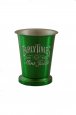 Mint Julep Cup, Green. 8oz.