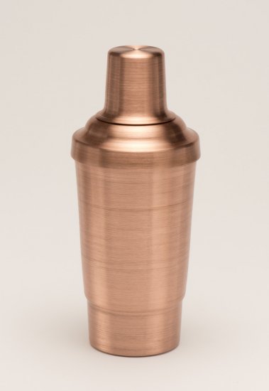 Solid Copper Cocktail Shaker - 16oz. - Click Image to Close
