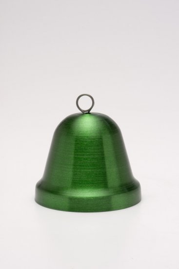 Small Bell, Green. 2". - Click Image to Close