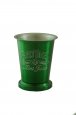 Mint Julep Cup, Green. 8oz.