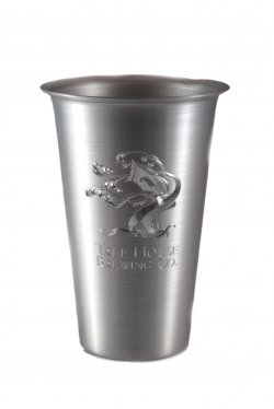 Beer Tumbler, Silver, 16 oz.