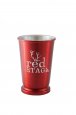 Mint Julep Cup, Red. 12 oz