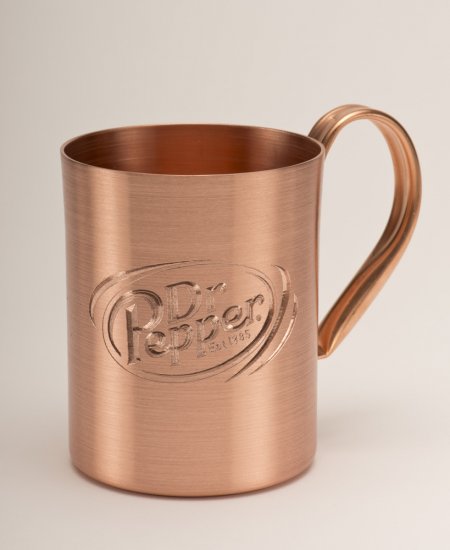 Solid Copper Moscow Mule Mug. 12 oz. - Click Image to Close