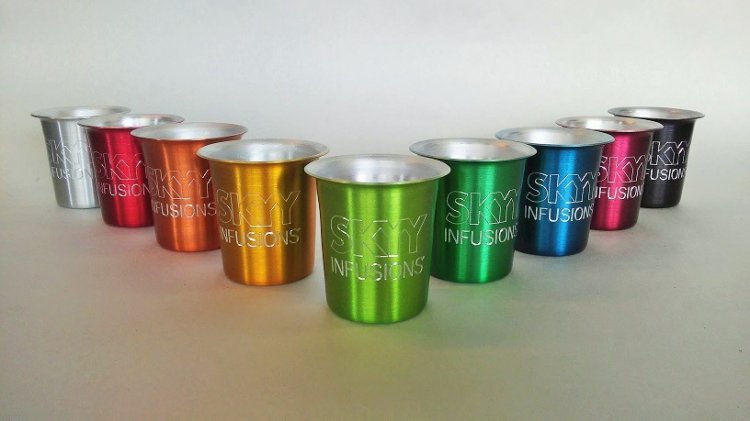 Aluminum Shots 2 oz Outline Engraving - Click Image to Close