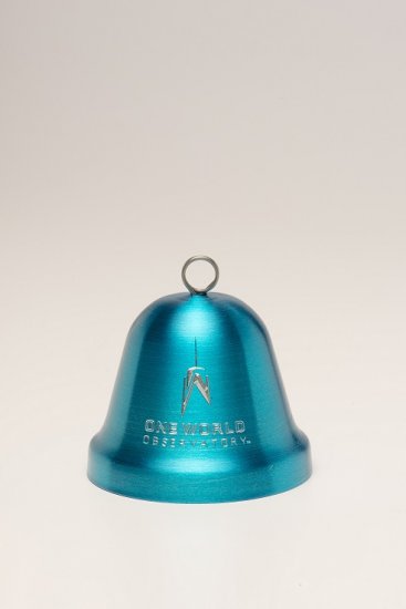 Medium Bell, Blue. 3". - Click Image to Close