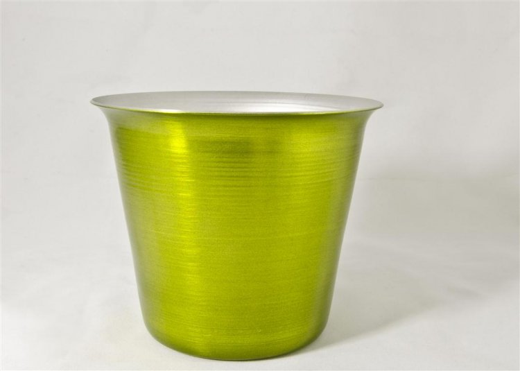 Mini Ice Bucket, Lime. 4 1/2". - Click Image to Close