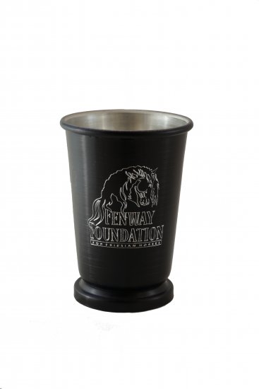 Mint Julep Cup, Black. 12 oz. - Click Image to Close