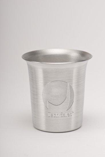 Shot Glass, Silver. 2 oz. - Click Image to Close