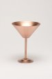 Solid Copper Martini Glass. 10 oz.