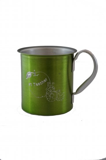 Ice Tea Mug, Lime. 18oz. - Click Image to Close