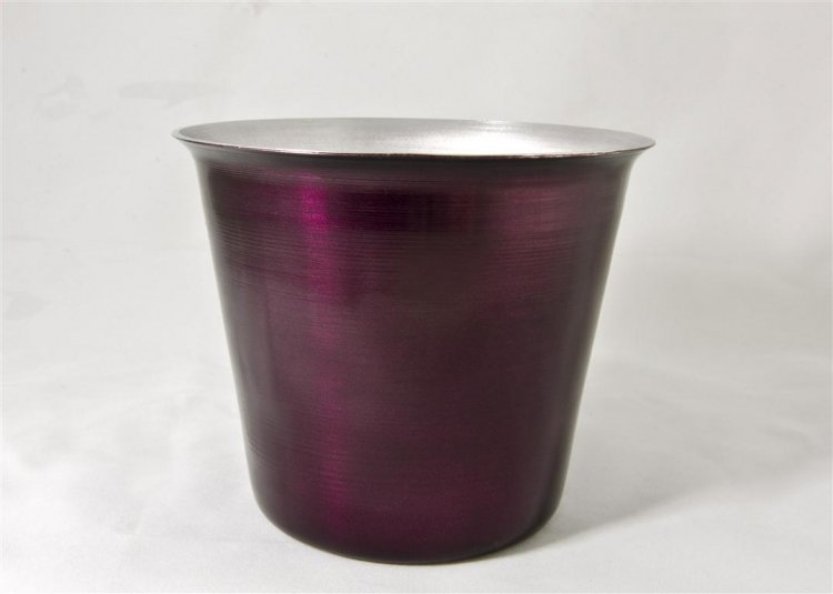 Mini Ice Bucket, Purple. 4 1/2". - Click Image to Close