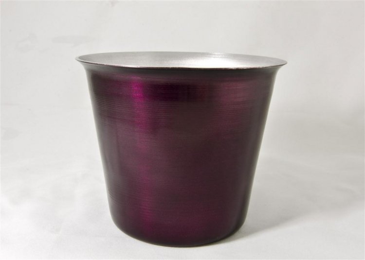 Mini Ice Bucket, Purple. 4 1/2". - Click Image to Close