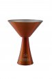 Martini Glass, Orange. 10 oz.