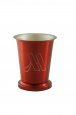 Mint Julep Cup, Red. 8 oz.