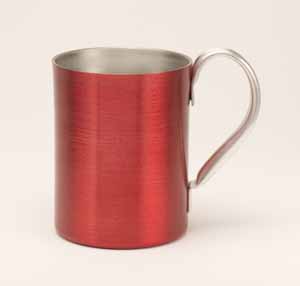 Aluminum Mug, Red. 14oz. - Click Image to Close