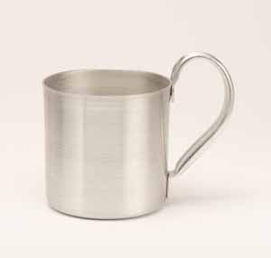 Aluminum Mug, Silver. 10oz - Click Image to Close