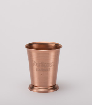 Solid Copper Mint Julep Cup. 8oz. - Click Image to Close